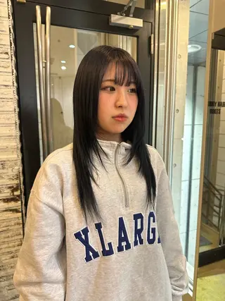ロング カラー 脇田 光理のヘアスタイル
