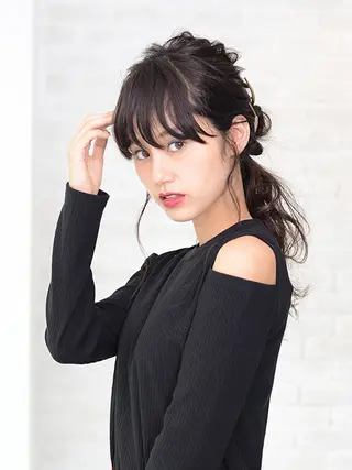 ロング カラー パーマ ヘアアレンジ 🌸銀座一丁目/美髪 矯正🌸山田 隆介のヘアスタイル