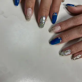 ショート カラー ネイル nail salon LNのネイルデザイン