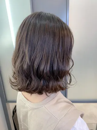 ミディアム カラー 【透明感、艶髪】西村 有司のヘアスタイル