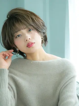 ショート 髪質改善レイヤー/ ボブたんの翔太のヘアスタイル