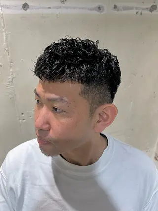 パーマ メンズ 吉祥寺バーバー takumiのヘアスタイル