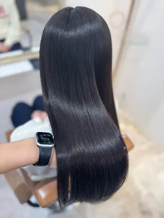 ロング カラー 赤み無し柔らかカラー 【梅田】madokaのヘアスタイル