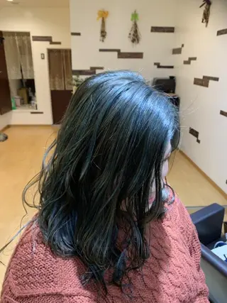 ロング カラー サトウ シューイチのヘアスタイル