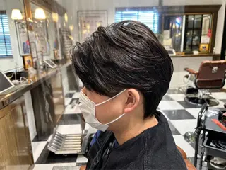 ショート カラー パーマ ヘアアレンジ メンズ ちひろ /似合わせカラーのヘアスタイル