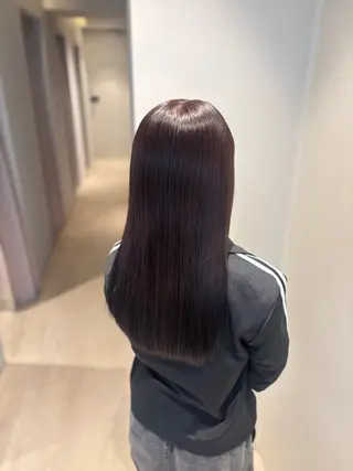 ロング カラー 髪質改善カラー ベージュ🤎YUMEのヘアスタイル