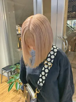 ショート ハイトーンNo.1✨ パーマ✨イマイタツヤのヘアスタイル