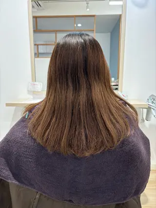 セミロング 『大西　陸』 透明感color🔆のヘアスタイル