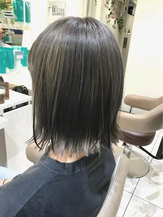 ショート カラー 山崎俊輔/髪質改善 /バレイヤージュのヘアスタイル