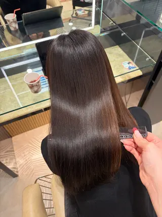 セミロング パーマ ヘアアレンジ 髪質改善/艶髪 /SARA💕のヘアスタイル