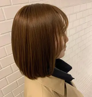 ミディアム yadori tomoyoのヘアスタイル
