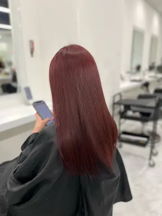 ロング まろっと艶感ブラウン ベージュ🤍まなかのヘアスタイル