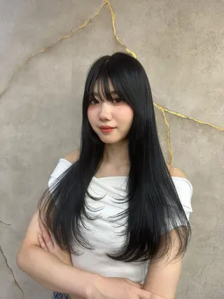 ロング カット縮毛モデル募集 hina🪐˚✧₊⁎のヘアスタイル