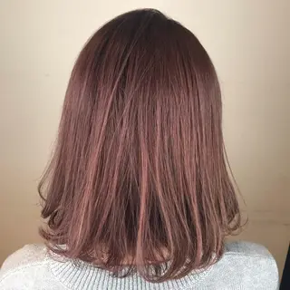 ミディアム カラー ヘアアレンジ 烏丸韓国ヘア🇰🇷 ayaka🎀のヘアスタイル