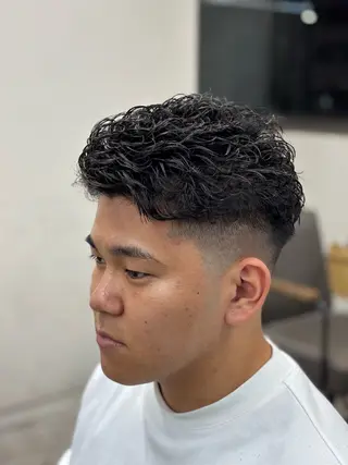 ショート パーマ 渋谷【メンズ特化】 レンのヘアスタイル