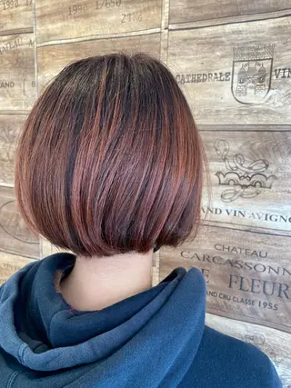 ショート カラー な つのヘアスタイル