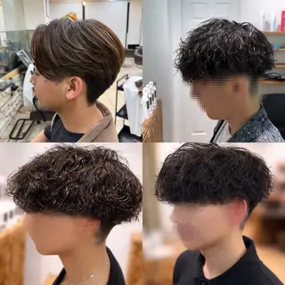 パーマ メンズ 永沼 昂希のヘアスタイル