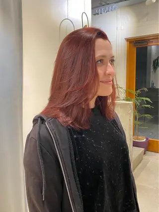 ミディアム カラー 村田 りょうやのヘアスタイル