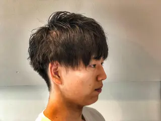 ショート カラー パーマ メンズ 美髪矯正 Rioのヘアスタイル