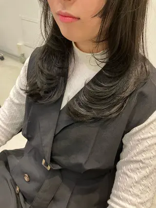 ロング カラー 💖ブリーチなし透明 感💖ASAHIのヘアスタイル