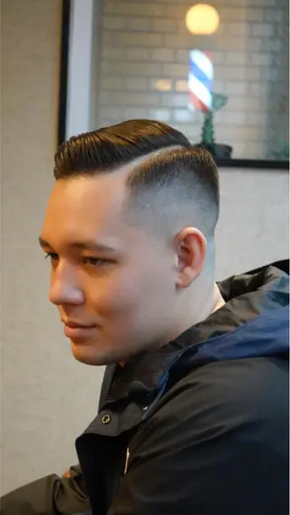 ショート メンズ メンズ眉毛ワックス 青山英憲のヘアスタイル