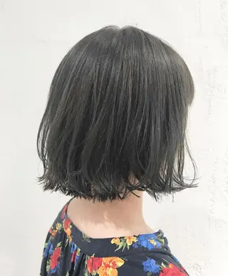 ミディアム カラー パーマ ヘアアレンジ マツエク・マツパ 韓国ヘア/レイヤー /透明感カラー❤️のヘアスタイル