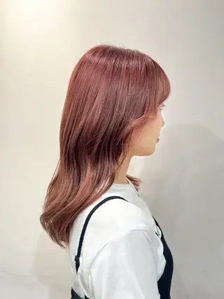 セミロング カラー メンズ/透明感カラー lar Hana🌻のヘアスタイル