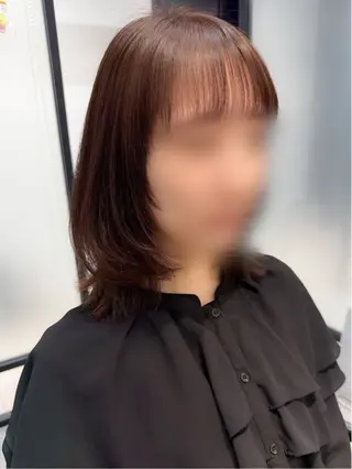 ミディアム SALOWIN横浜所属・ﾚｲﾔｰ.ﾍｱｾｯﾄ 🤍宮本しおりのヘアスタイル