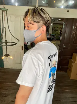 メンズ メンズ特化美容師 ハスイルイのヘアスタイル