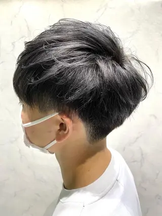 ショート カラー メンズ 【𝐀𝐬𝐡大森】 石崎竜祐のヘアスタイル