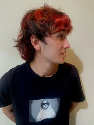 ショート カラー メンズ miumiu/恵比寿 カットモデル募集のヘアスタイル