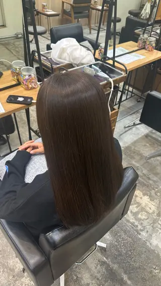 ロング Belle所属・透明感カラー/ 新宿駅東口/ユズキのヘアスタイル