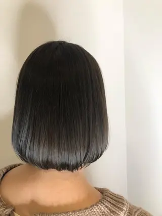 ミディアム カラー ヘアアレンジ 髪質改善 MAKIのヘアスタイル