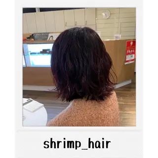 ミディアム 小杉輝/ショート /艶カラー✨のヘアスタイル