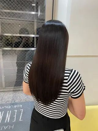 ロング カラー まるやま ひなこ/艶髪カラーのヘアスタイル
