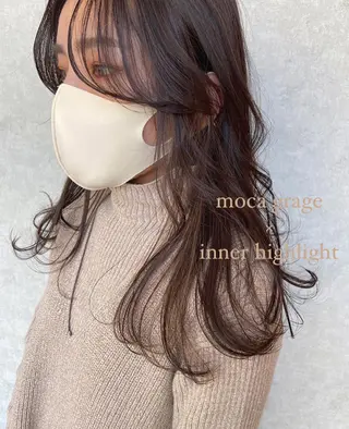 セミロング 小田 莉加子のヘアスタイル