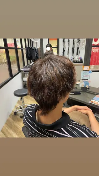 カラー メンズ 《ショートモデル》 服部未夢のヘアスタイル