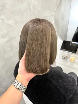 ミディアム カラー yuuna ✮ door whiteのヘアスタイル