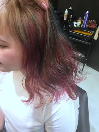 セミロング ❤️MASAKO❤️ 🌸🩷エクステ🩷のヘアスタイル