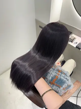ロング 艶髪カラー🫧 髪質改善🪽萩原のヘアスタイル