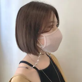 ミディアム カラー パーマ ヘアアレンジ yukimi .のヘアスタイル