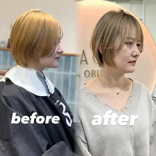 ショート HACHI美容室 韓国ヘア　AKARIのヘアスタイル