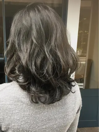ミディアム カラー tender hair salonのヘアスタイル