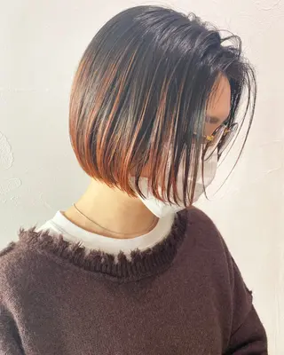 ショート 🍇透明感カラー/ カットひかる🍒のヘアスタイル