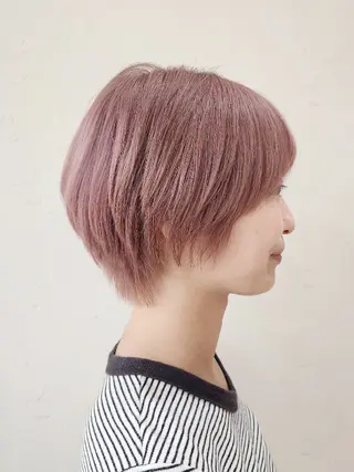 ショート カラー 【縮毛矯正/髪質改善 カラー】yumiのヘアスタイル