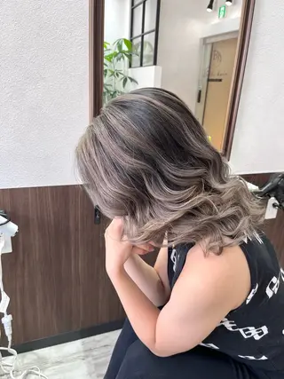 ショート カラー ヘアアレンジ Belle hair Design青野大貴のヘアスタイル