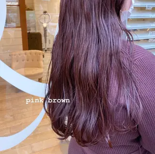ロング カラー ツカハラ リリカ 👒柔らかカラー👒のヘアスタイル