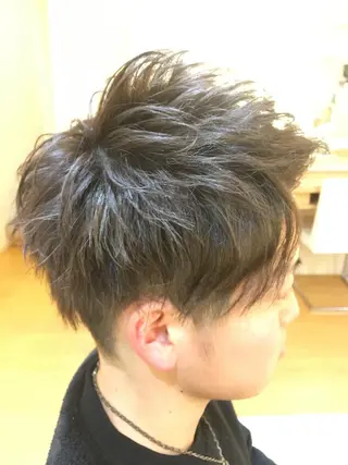 ショート カラー メンズ メンズカット 三村洸斗のヘアスタイル