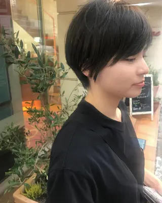 ショート ニュアンスヘア☆樋口 希世☆のヘアスタイル