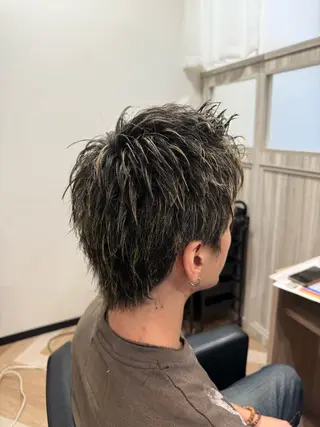 ショート メンズ ✨長岡/艶/パーマ /剣持快吏✨のヘアスタイル